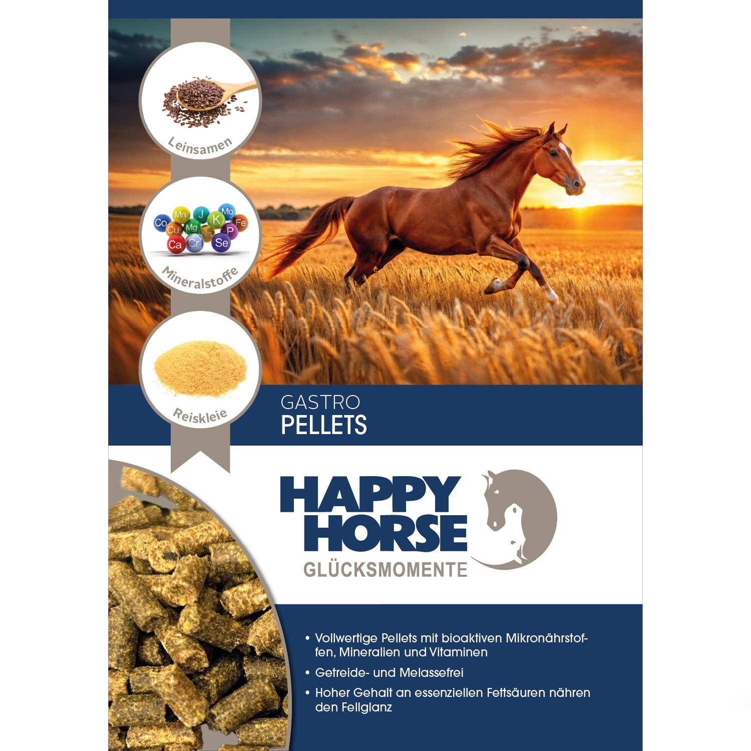 Happy Horse Gastro - Pellets - stomach-friendly & grain-free