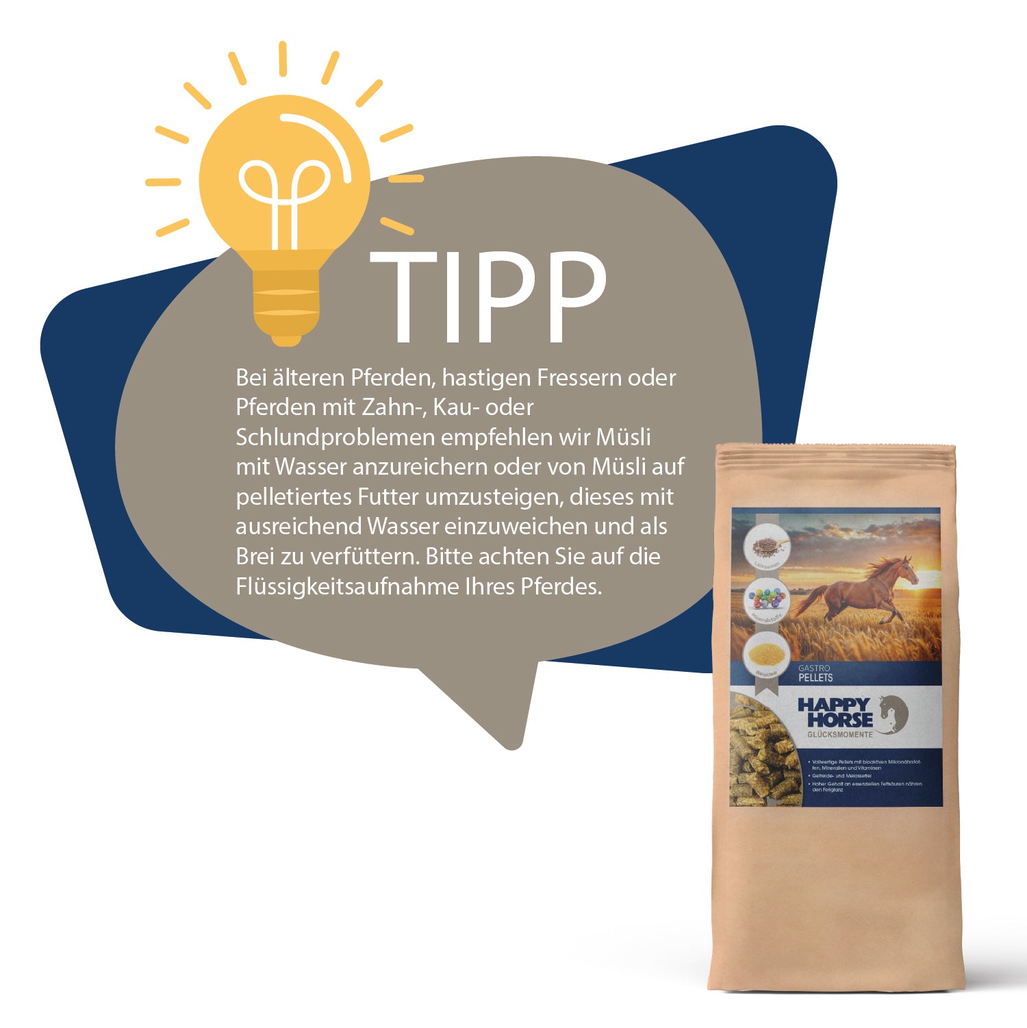 Happy Horse Gastro - Pellets - stomach-friendly & grain-free