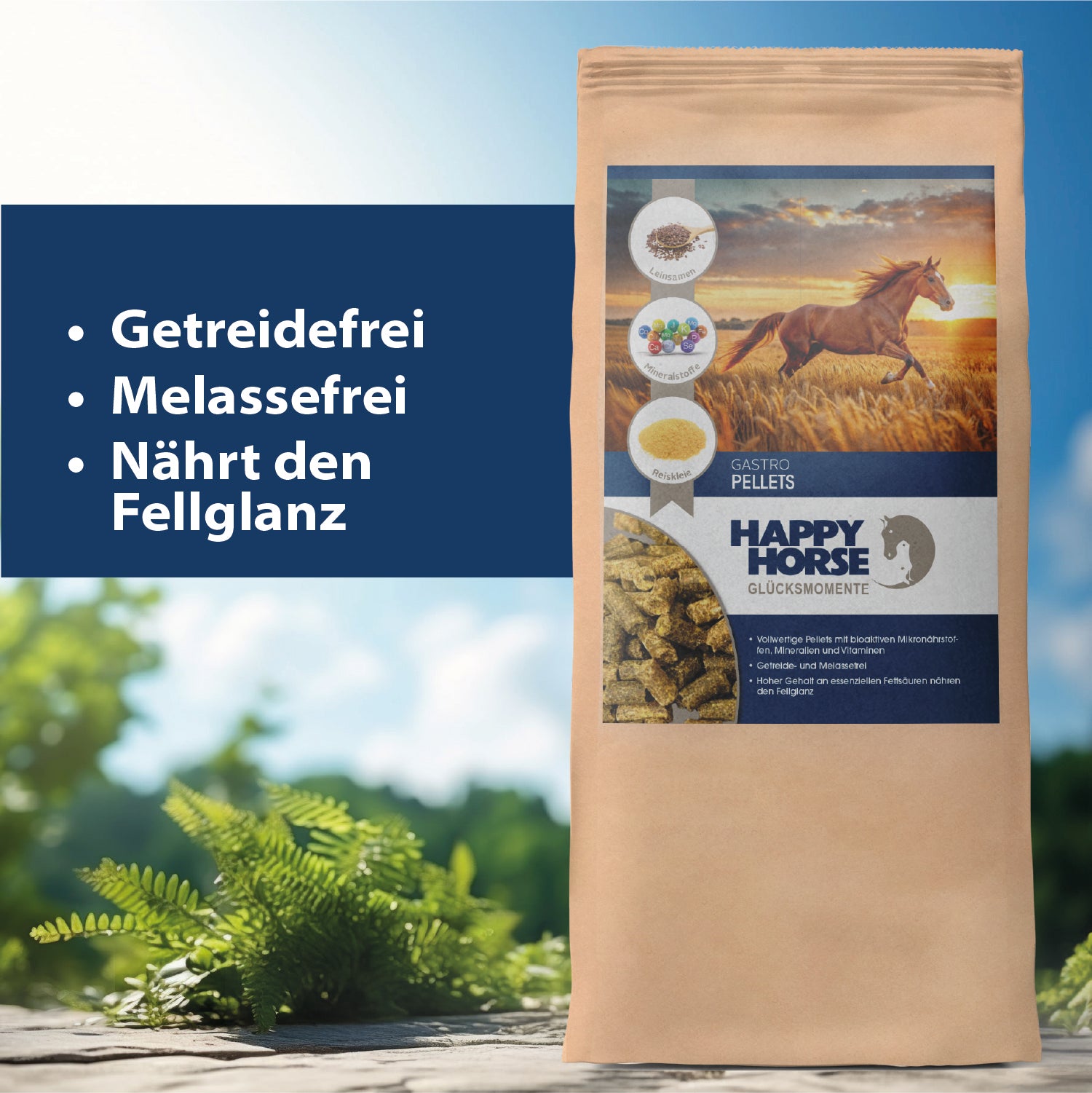 Happy Horse Gastro - Pellets - stomach-friendly & grain-free