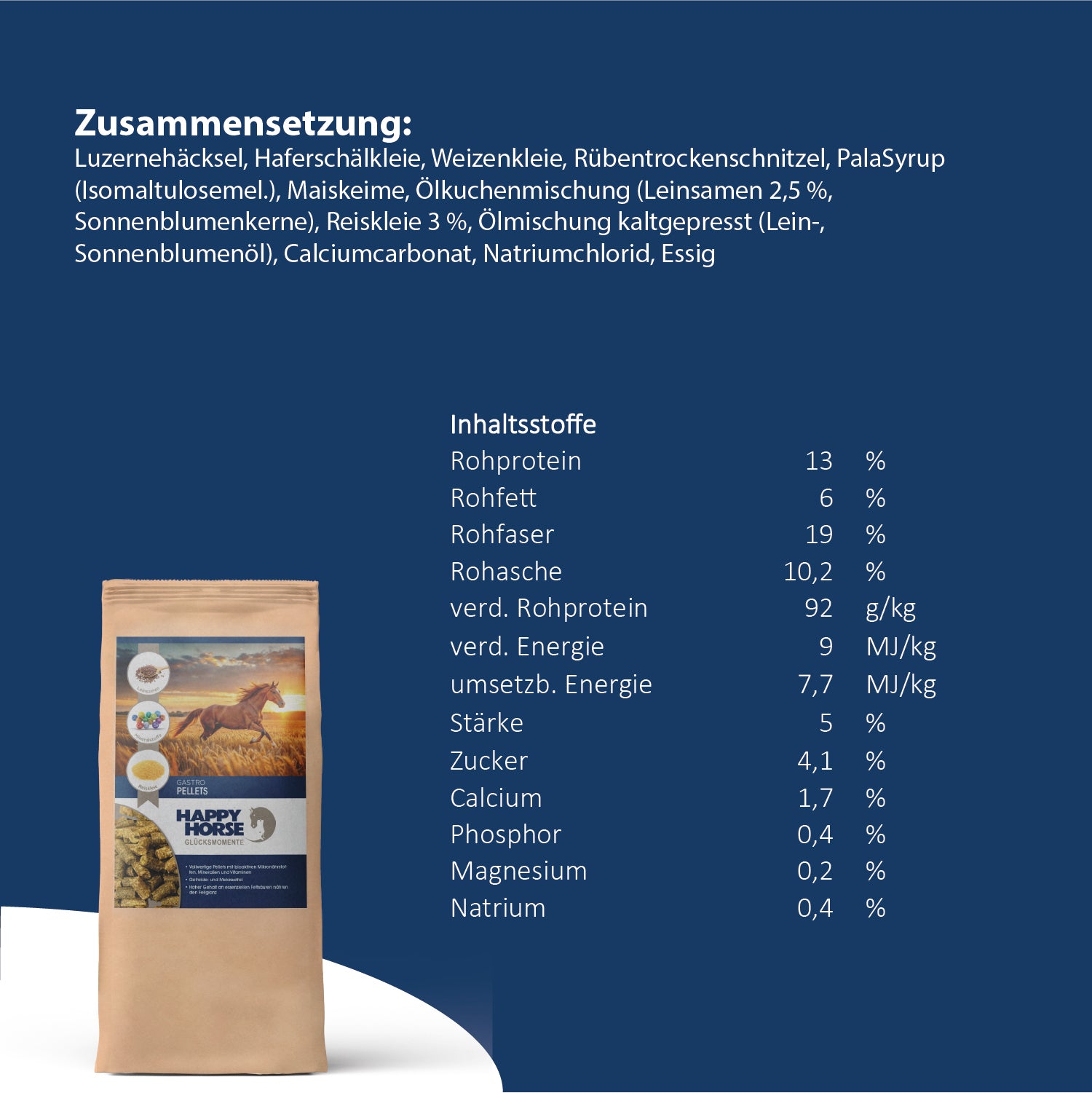 Happy Horse Gastro - Pellets - stomach-friendly & grain-free