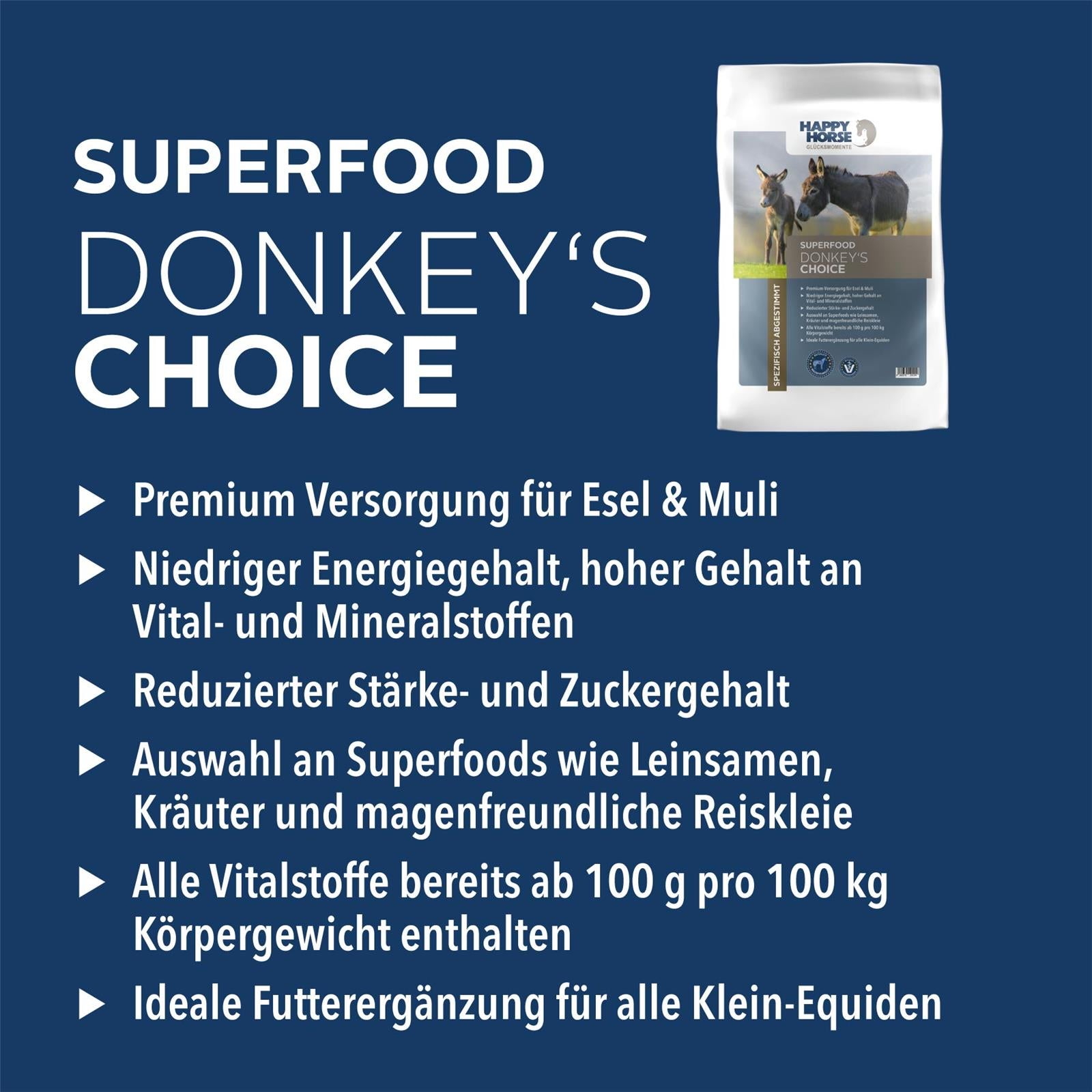 Sensitive Donkeys Choice  für Esel, Mulis und Maulesel