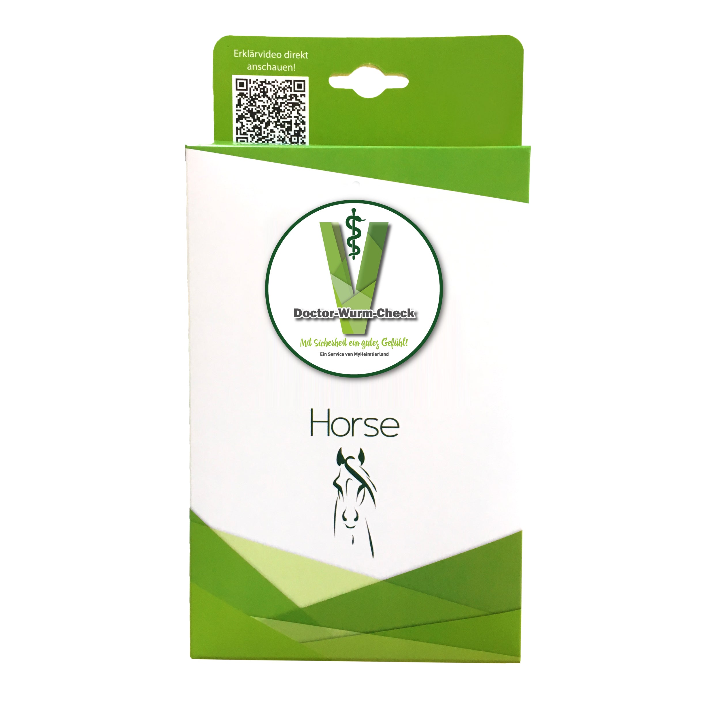 Doctor-Wurm-Check HORSE - Jahresvorteil 4 Stück inkl Rückporto