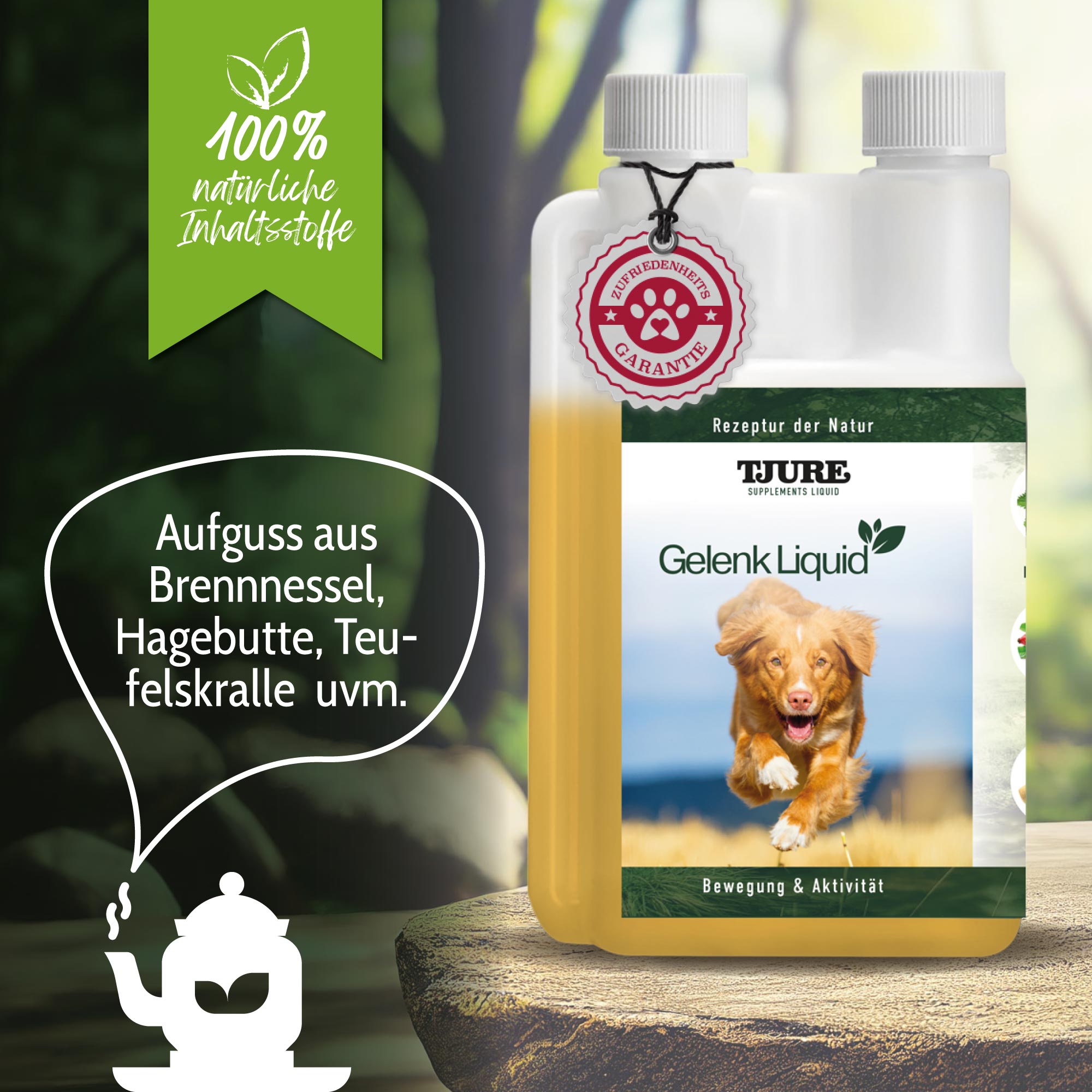 TJURE - Gelenk Liquid - 1000 ml | optimale Unterstützung für die Gelenke | Kräftigung der Gelenkfunktionen |
