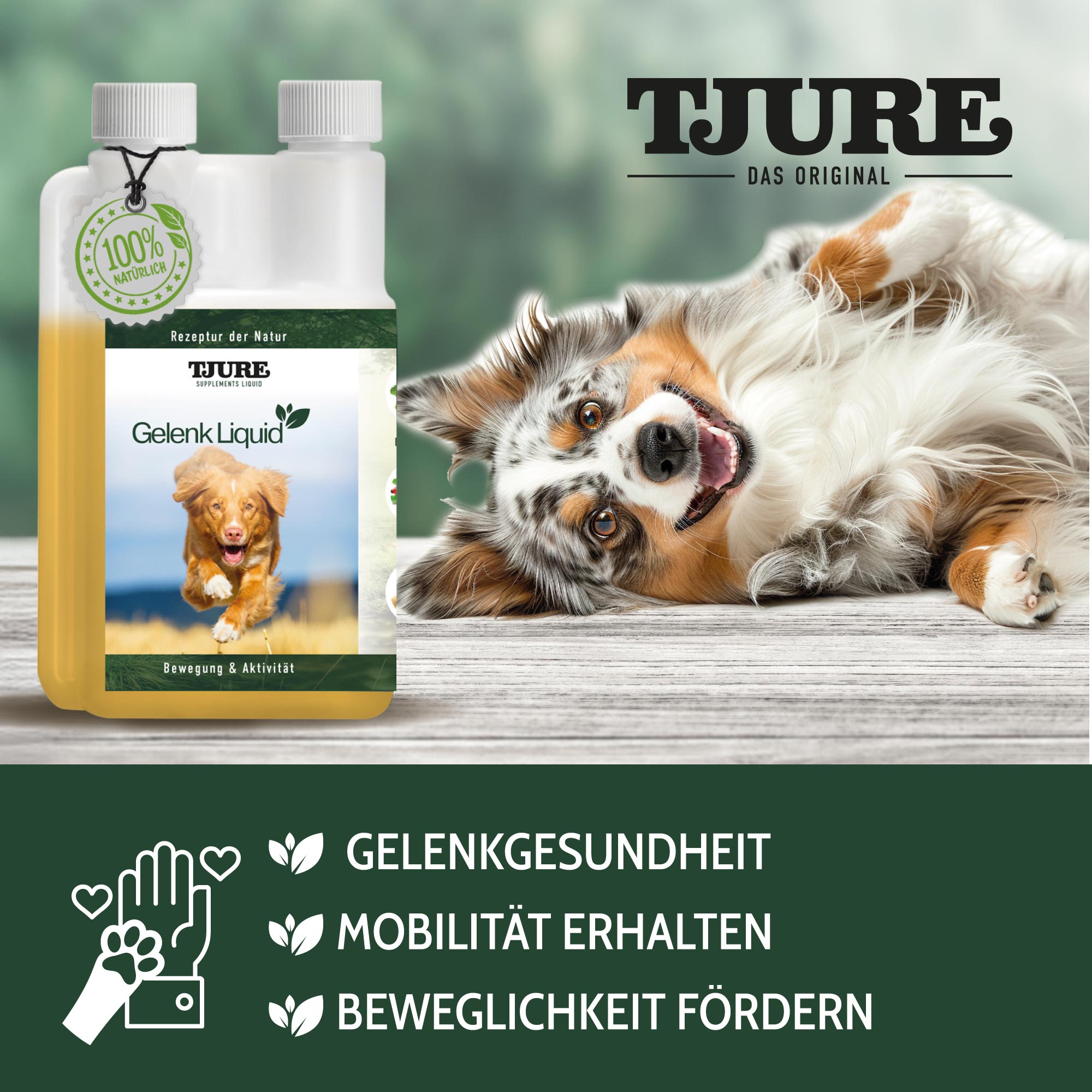 TJURE - Gelenk Liquid - 1000 ml | optimale Unterstützung für die Gelenke | Kräftigung der Gelenkfunktionen |