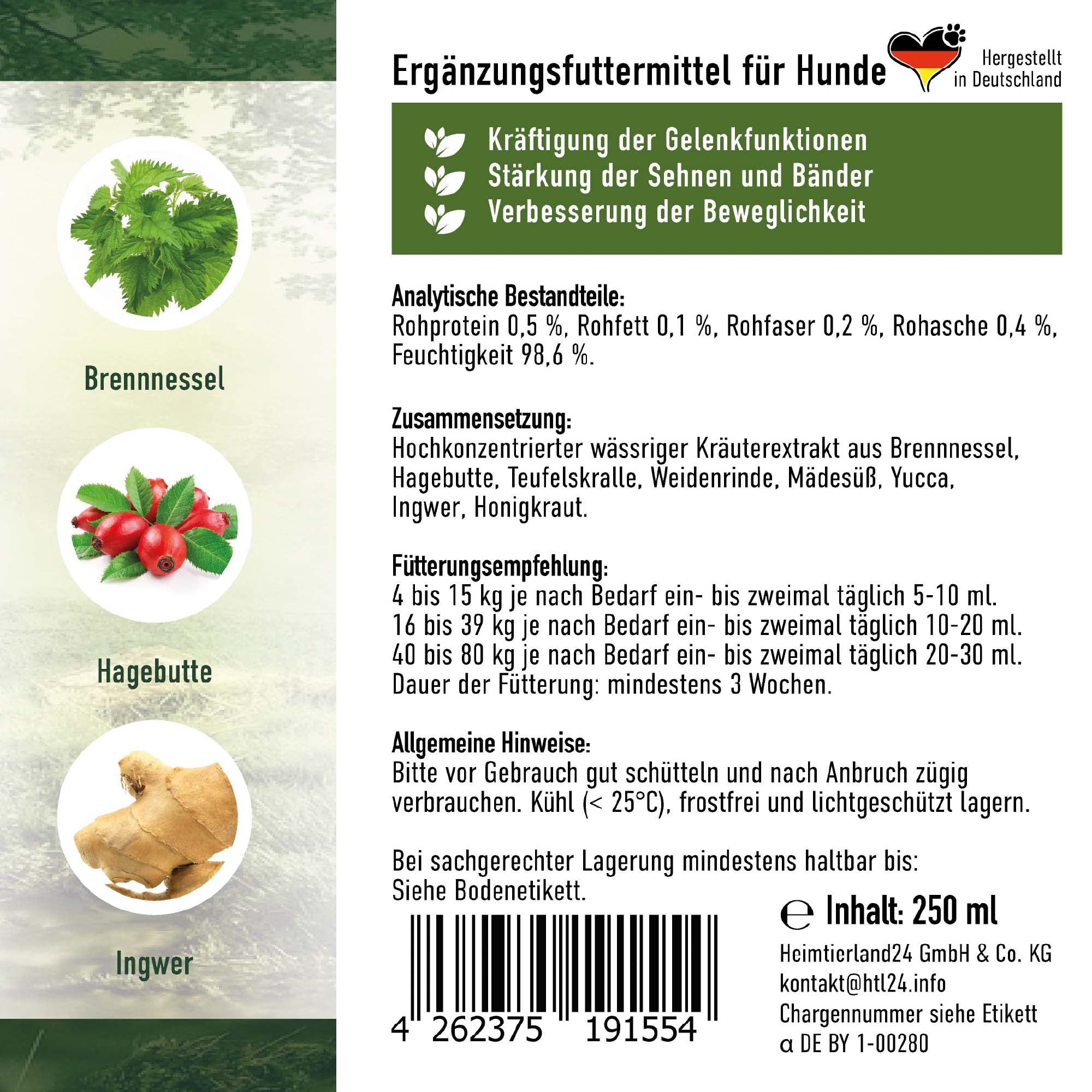 TJURE - Gelenk Liquid - 1000 ml | optimale Unterstützung für die Gelenke | Kräftigung der Gelenkfunktionen |