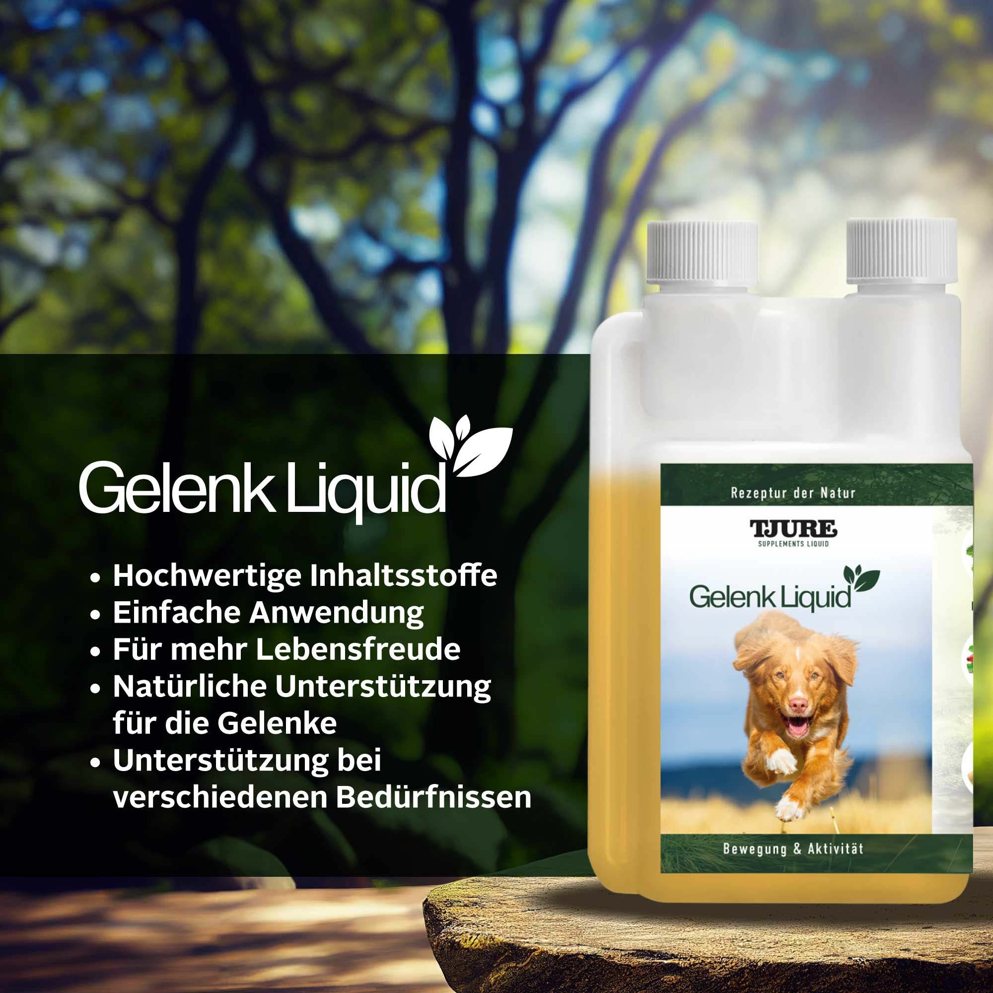 TJURE - Gelenk Liquid - 1000 ml | optimale Unterstützung für die Gelenke | Kräftigung der Gelenkfunktionen |