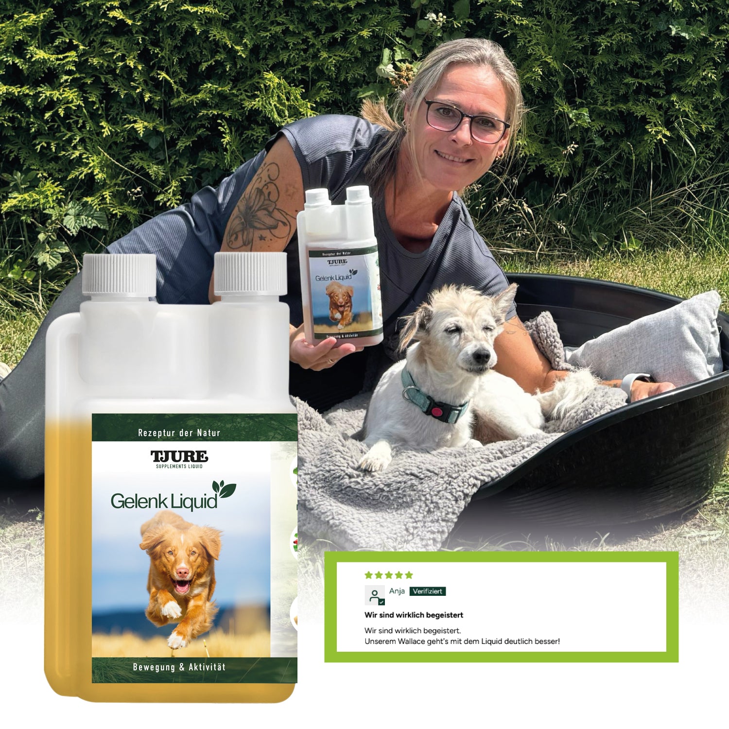 TJURE - Gelenk Liquid - 1000 ml | optimale Unterstützung für die Gelenke | Kräftigung der Gelenkfunktionen |