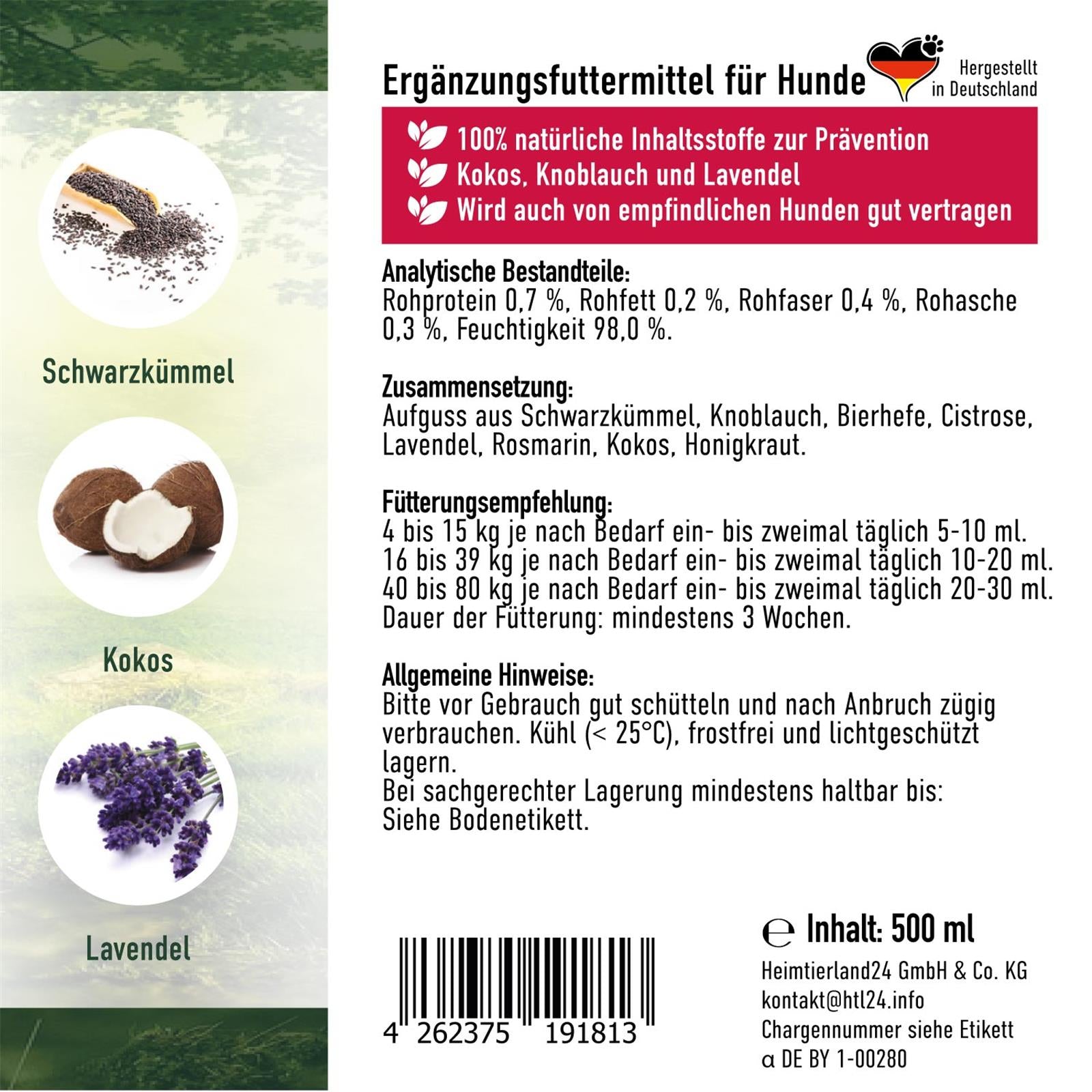 TJURE - Zminus 1000ml Natürliche Unterstützung die ungebetene Gäste fernhält