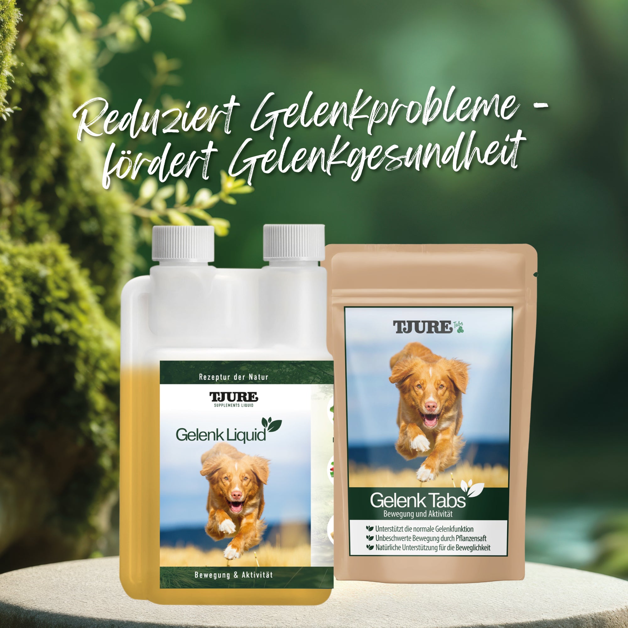 TJURE - Gewricht Tabs 250 g + Gewricht Liquid 500 ml | Vermindert gewrichtsproblemen | bevordert gewrichtsgezondheid