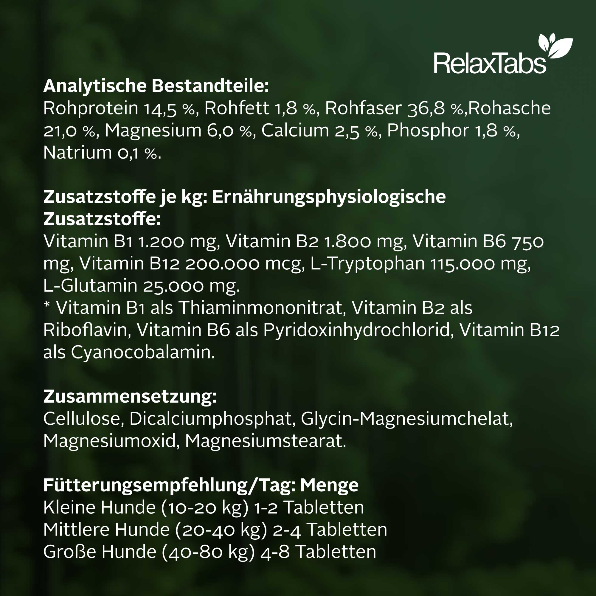 TJURE - Relax Bundle Tabs 250 g Liquid 500 ml | Natürliche Entspannung für deinen Hund