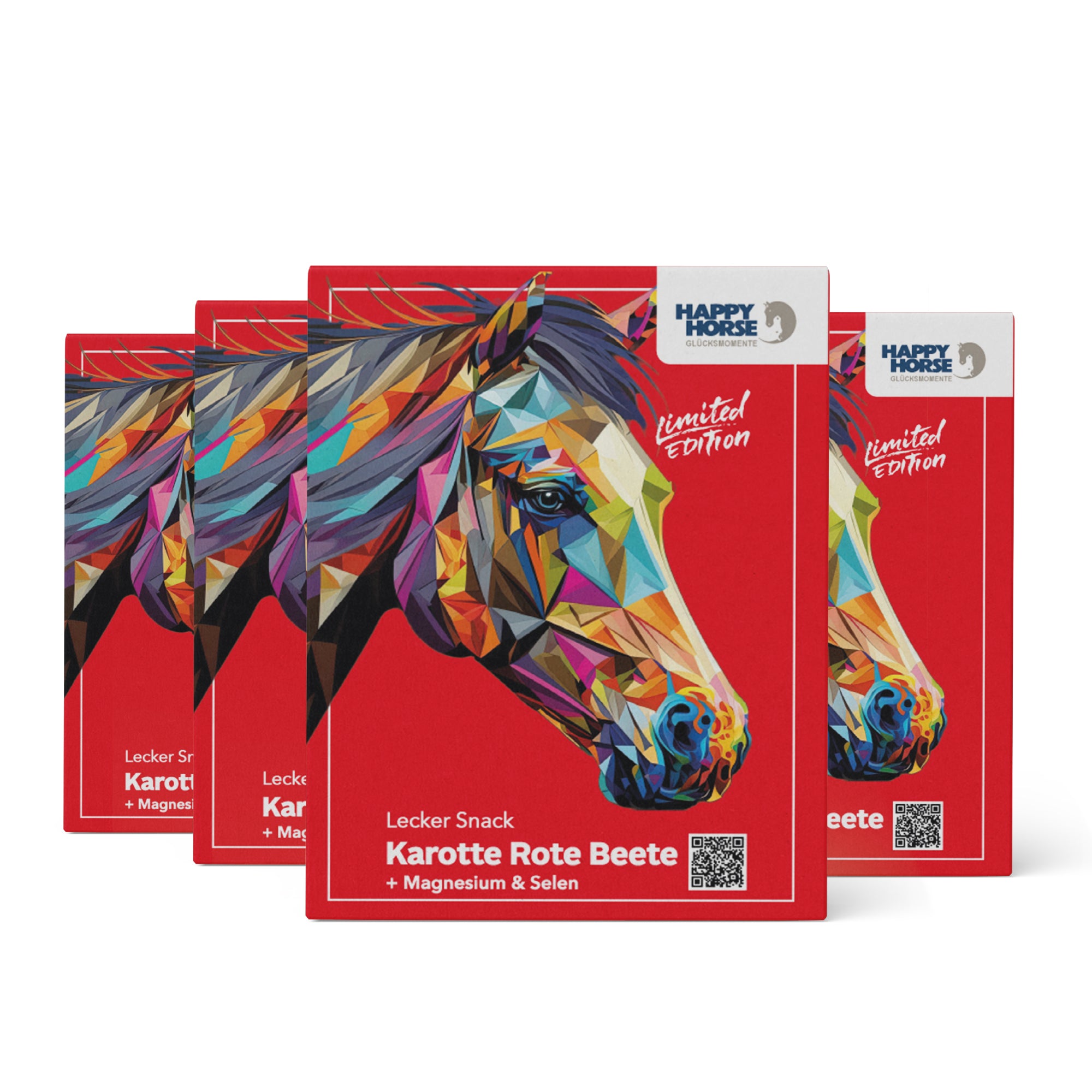 Happy Horse Lekker Snack Wortel Rode Biet 4 x 800 g