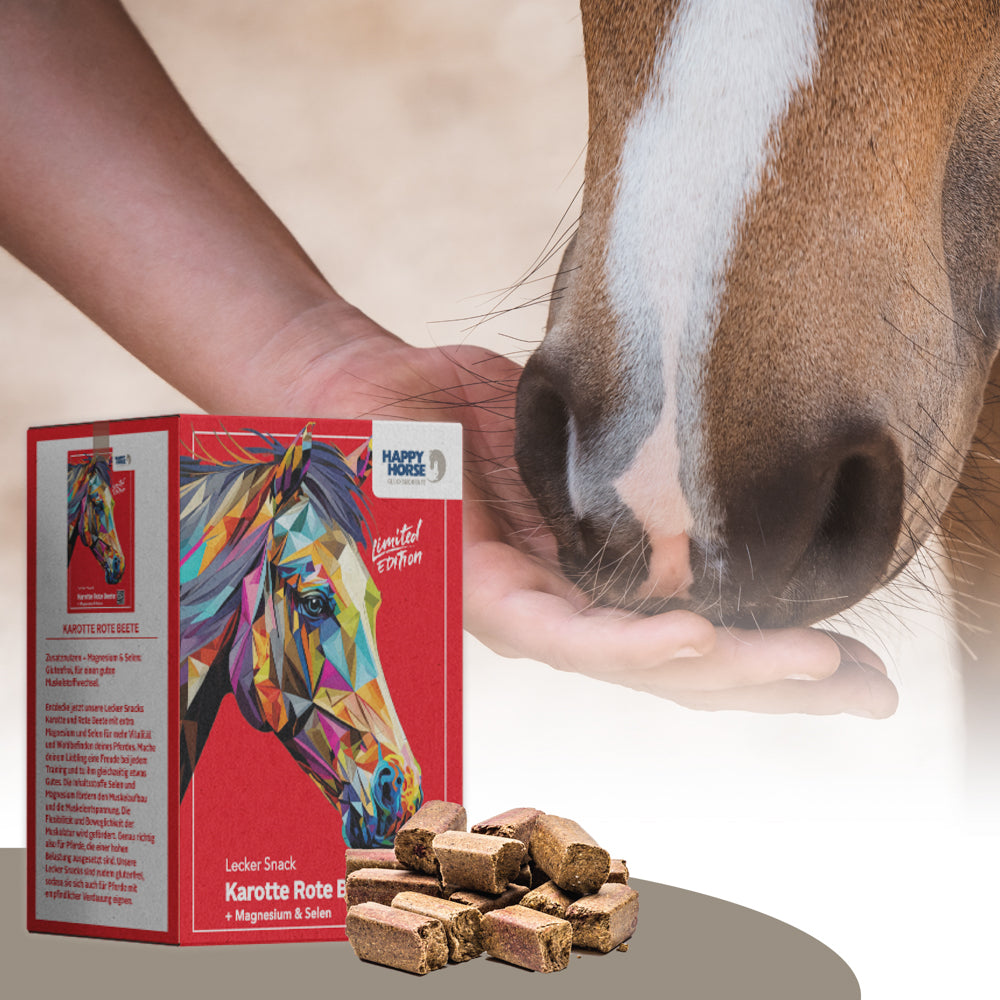 Happy Horse Friandise Savoureuse Carotte Betterave Rouge 8 x 800 g