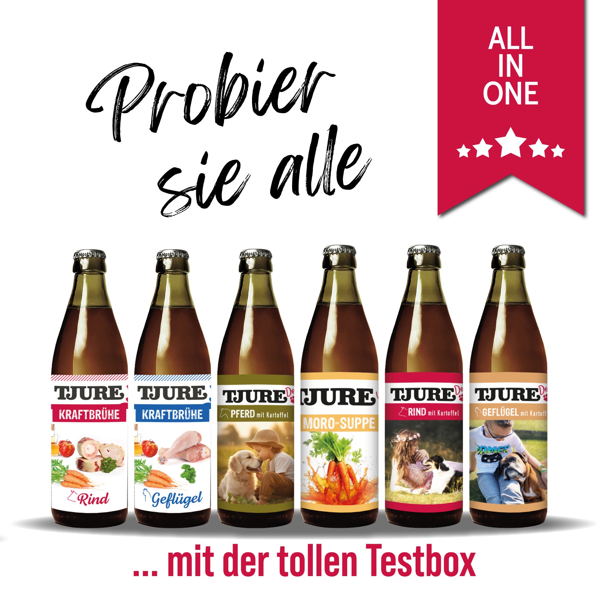 TJURE Dog Smoothie - "All in One" - 6 x 220 ml | Savings Offer