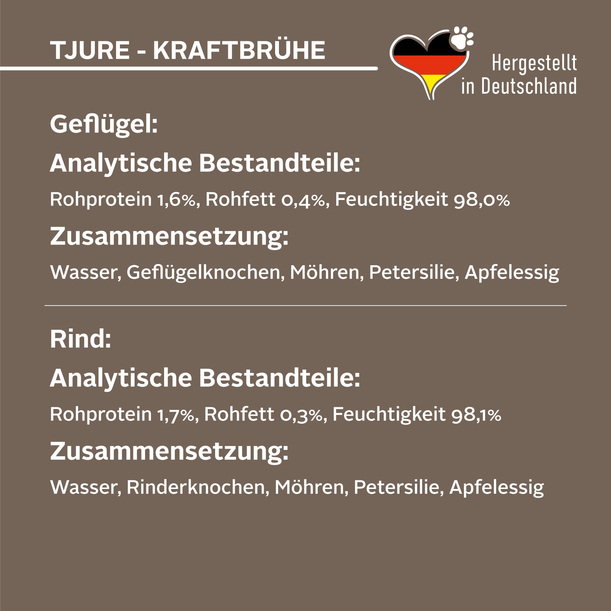 Kb Rind TJURE - Kraftbrühe Rind - 320 ml Flasche