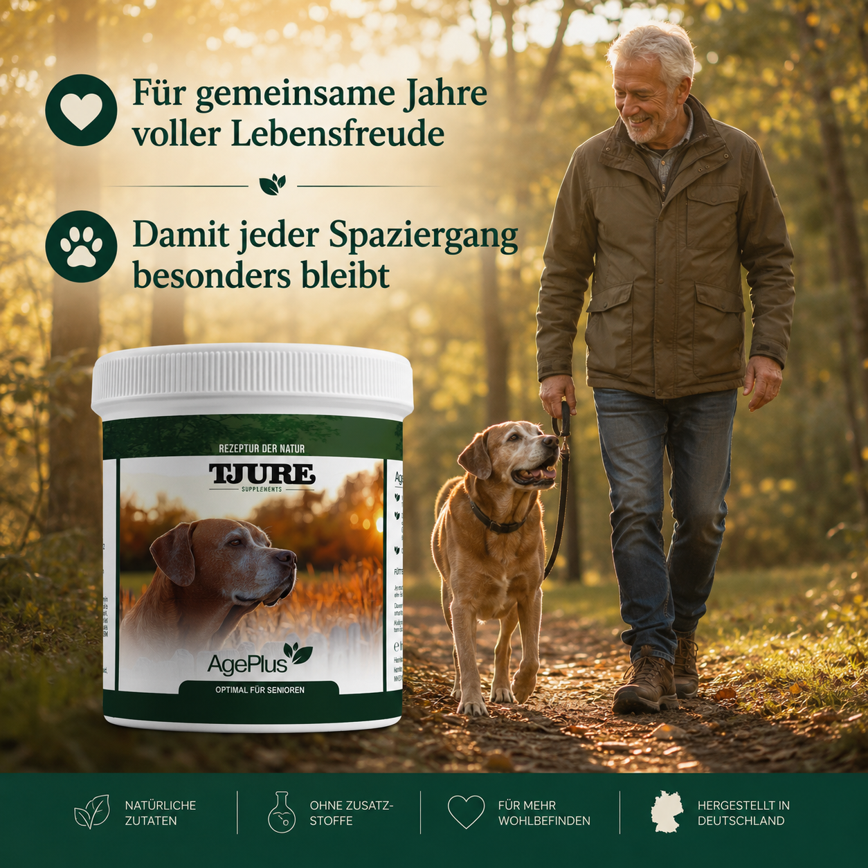 TJURE - Age Plus 500 g | vitamines importantes | minéraux | protéines