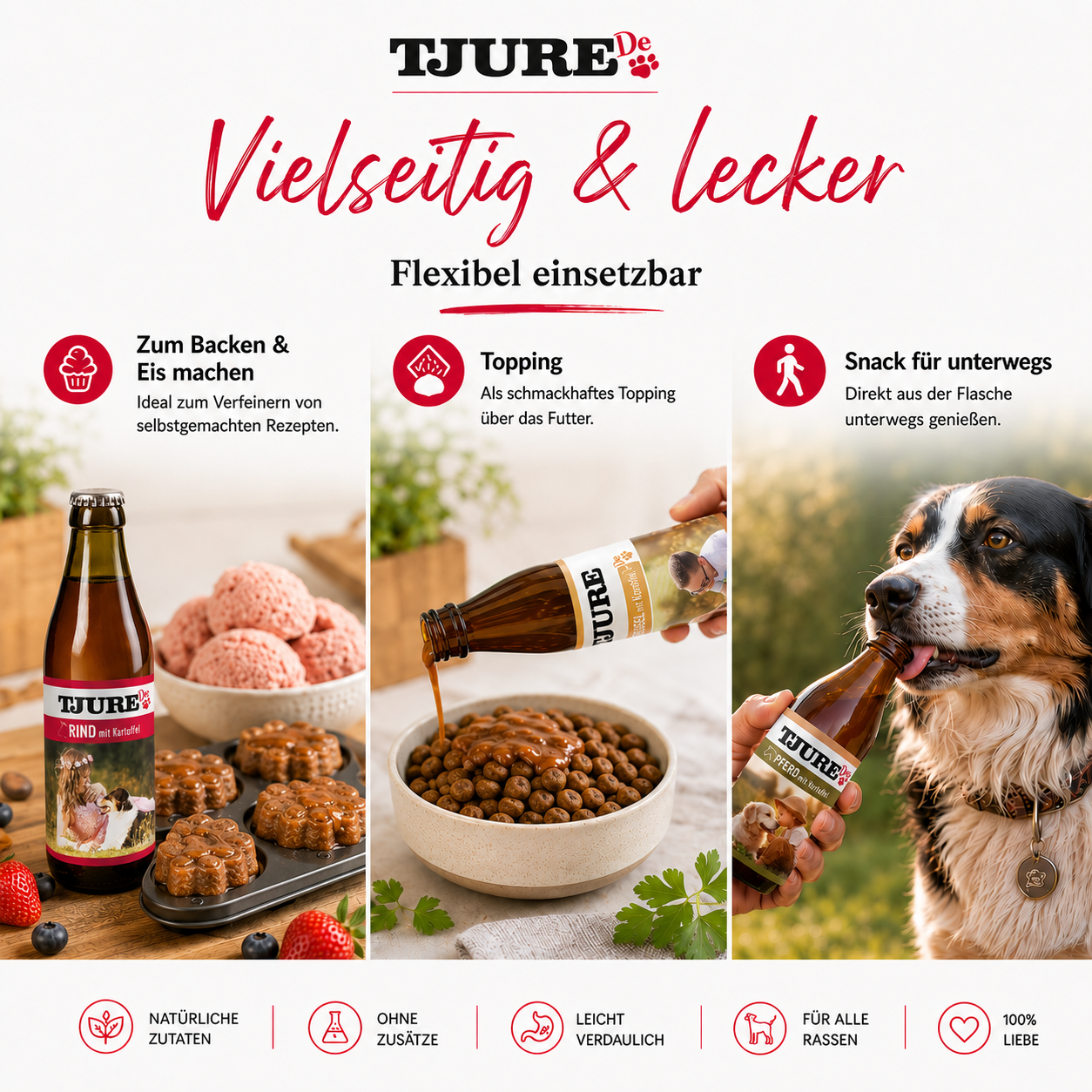 TJURE Hundesmoothie - "All in One" - 6 x 320 ml | Spar Angebot