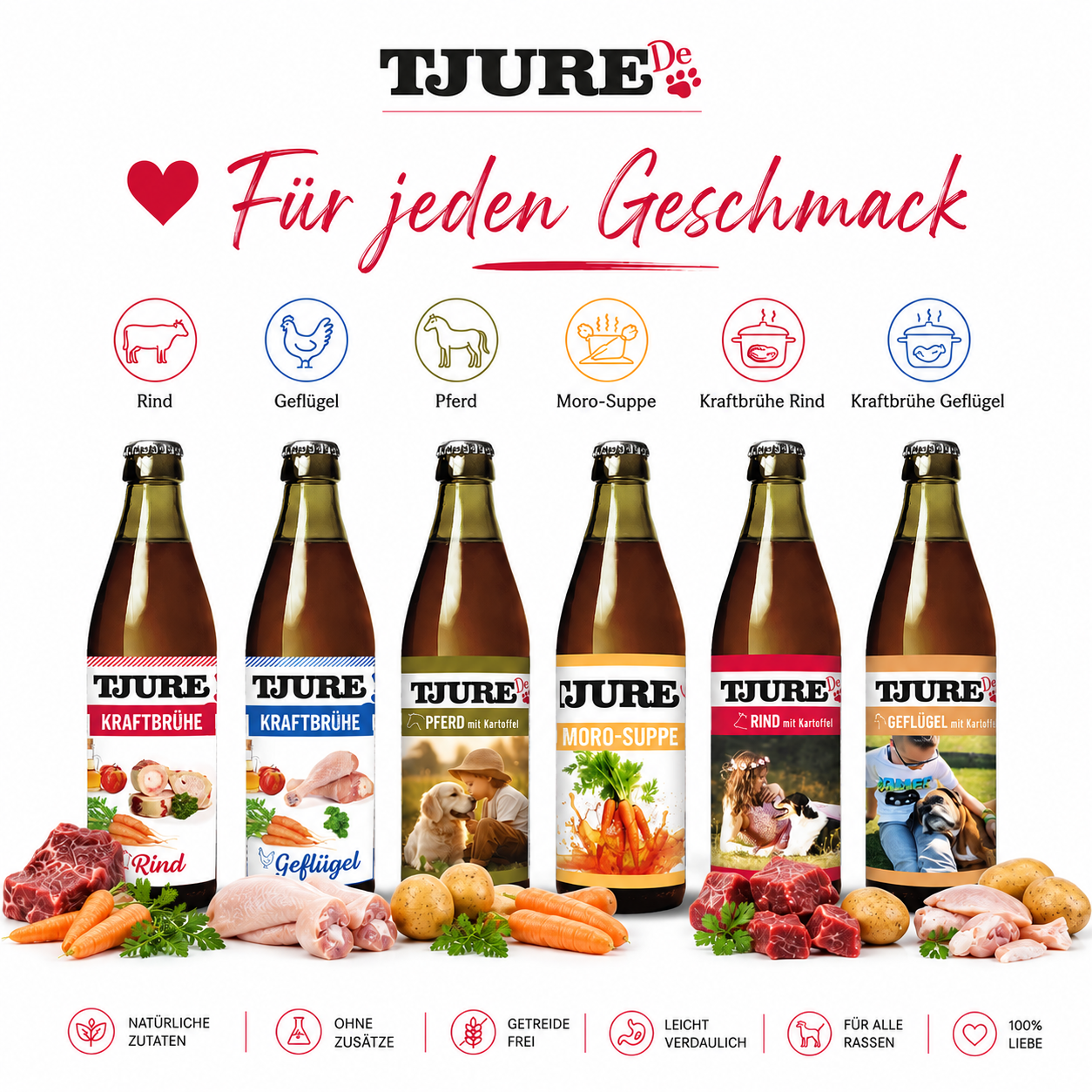 TJURE Hundesmoothie - "All in One" - 6 x 320 ml | Spar Angebot
