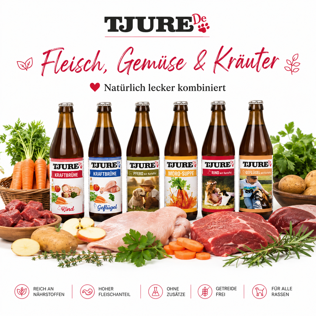 TJURE Hundesmoothie - "All in One" - 6 x 320 ml | Spar Angebot