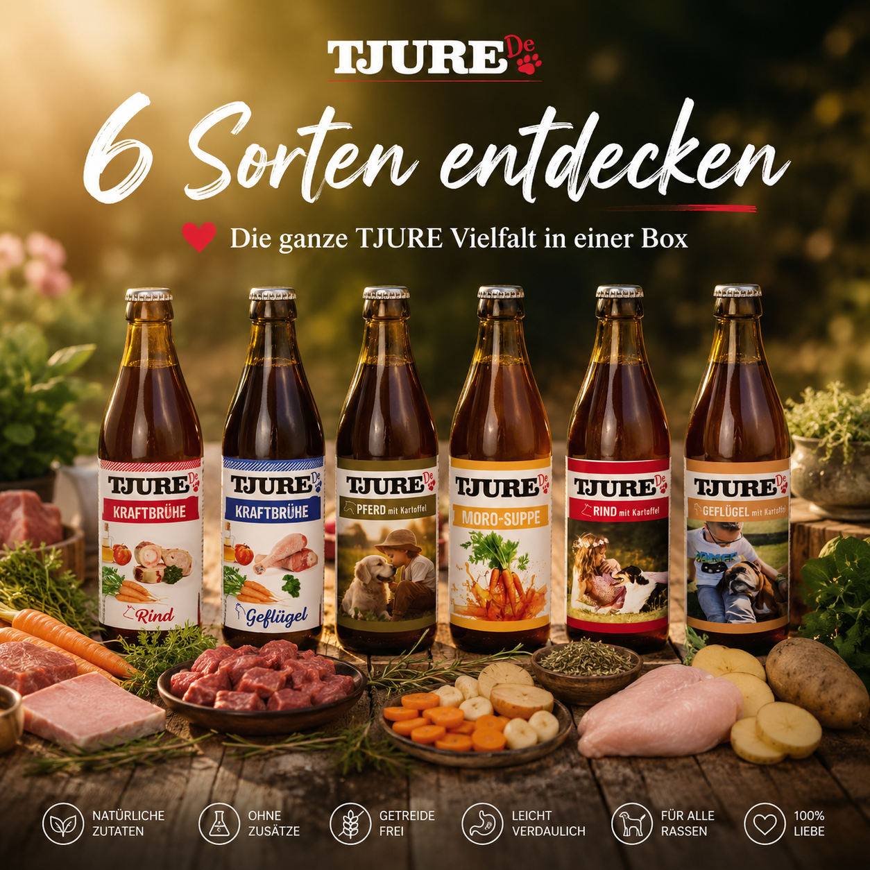 TJURE Hundesmoothie - "All in One" - 6 x 320 ml | Spar Angebot
