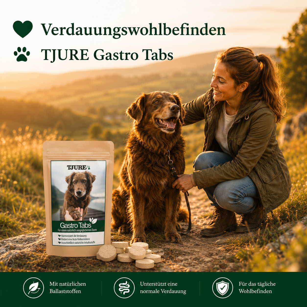 TJURE - Gastro Tabs 250 g  | Für den Gesunden Magen und Darm