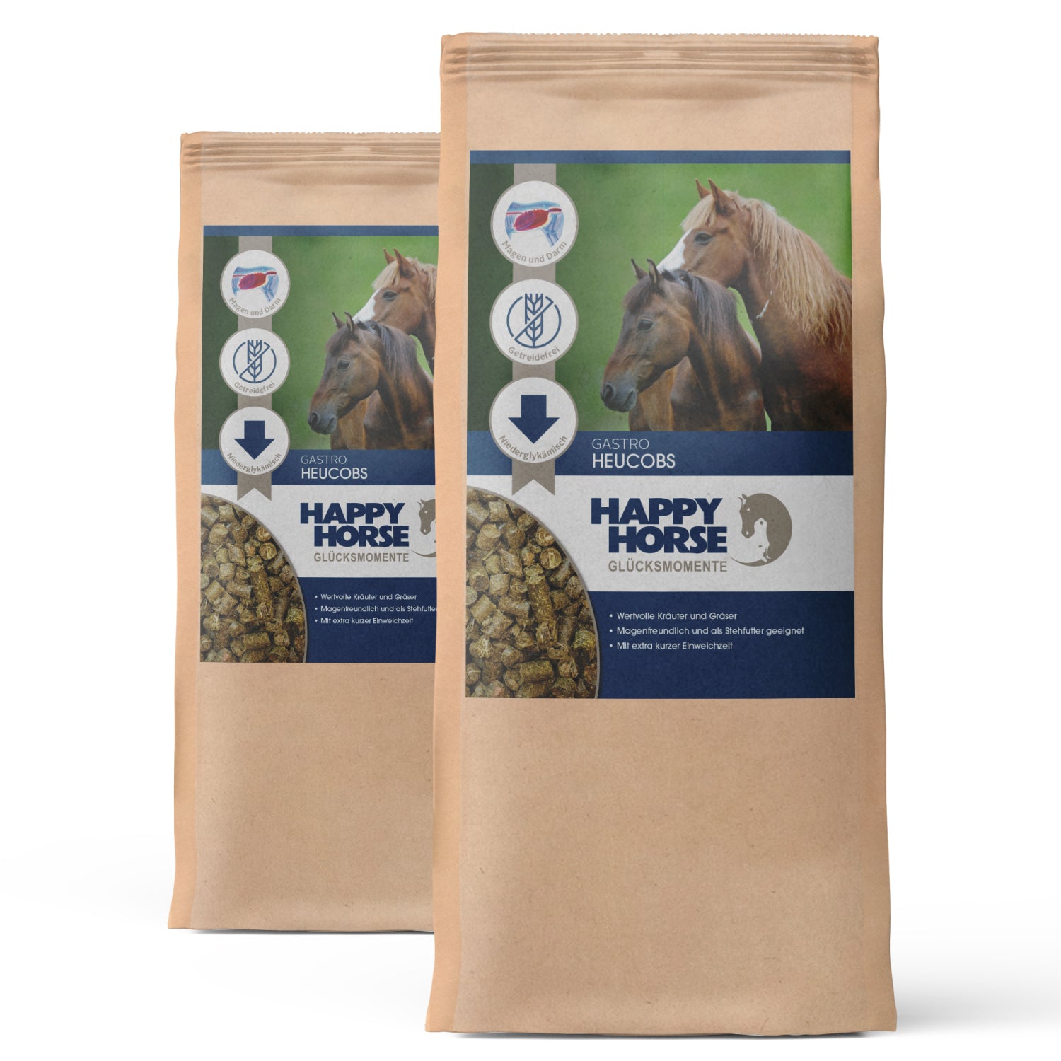Happy Horse Gastro Hay Cubes - quick soaking & stomach-friendly