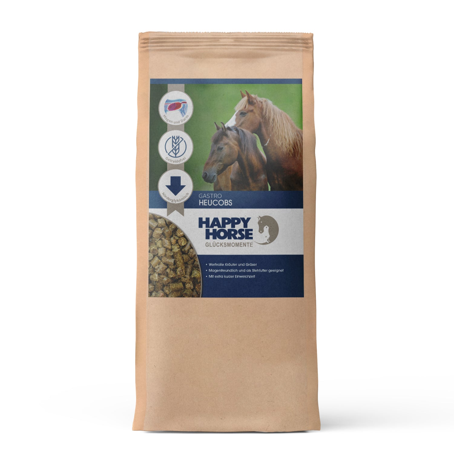 Happy Horse Gastro Hay Cubes - quick soaking & stomach-friendly