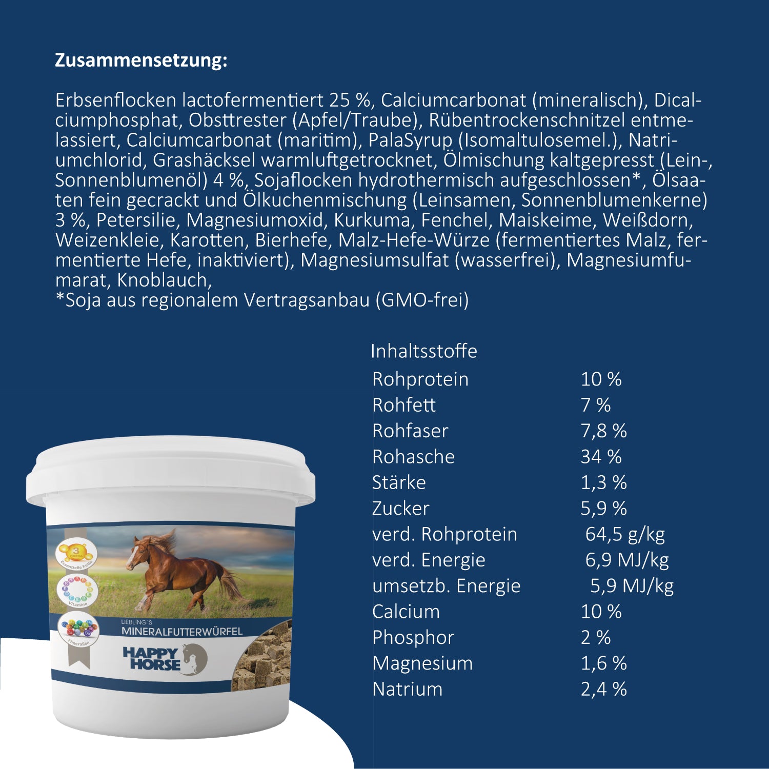 Happy Horse favoriete mineraalvoederblokjes 5 kg