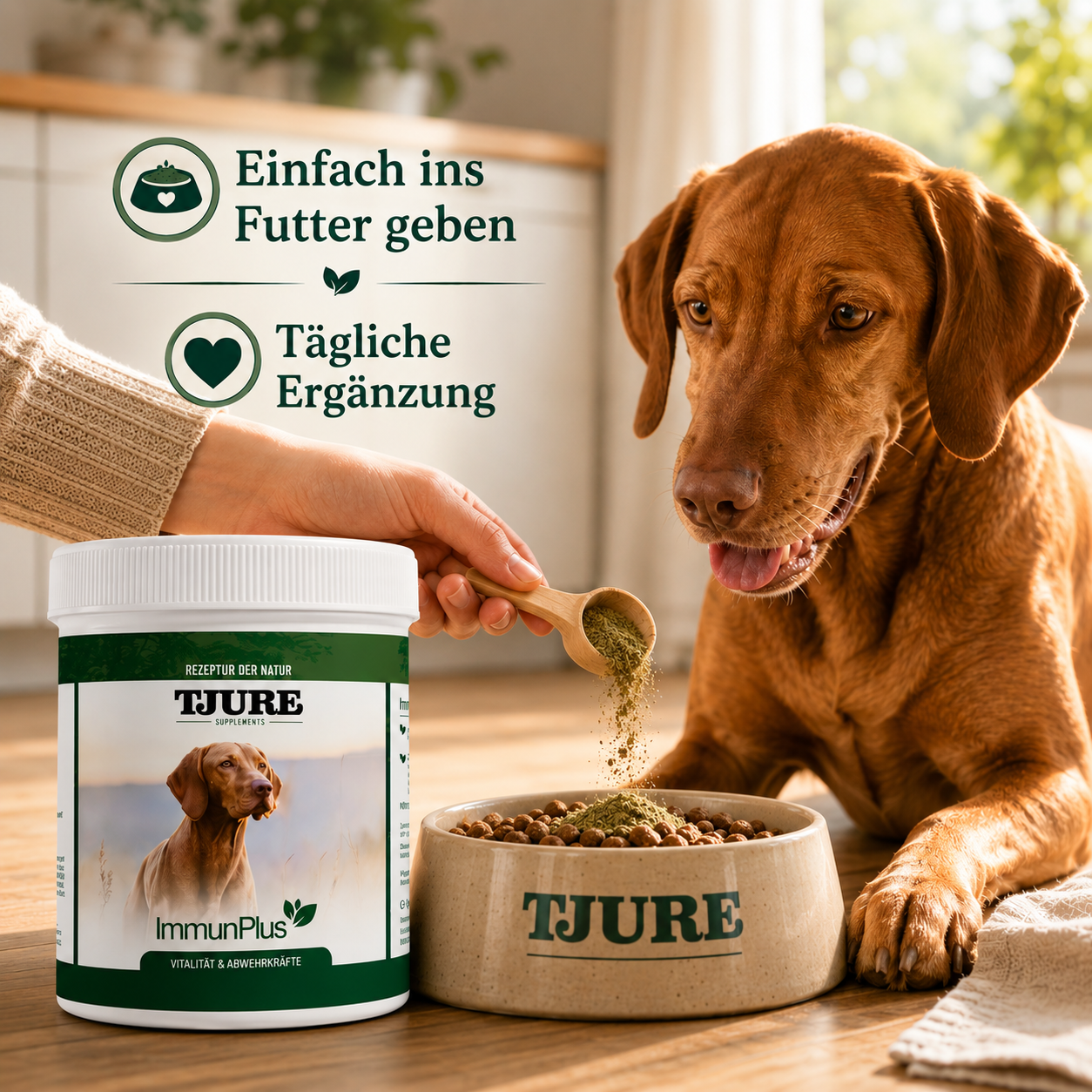 TJURE - Immun Plus 500 g | fürs Wohlbefinden | für eine gesunde körperliche Entwicklung