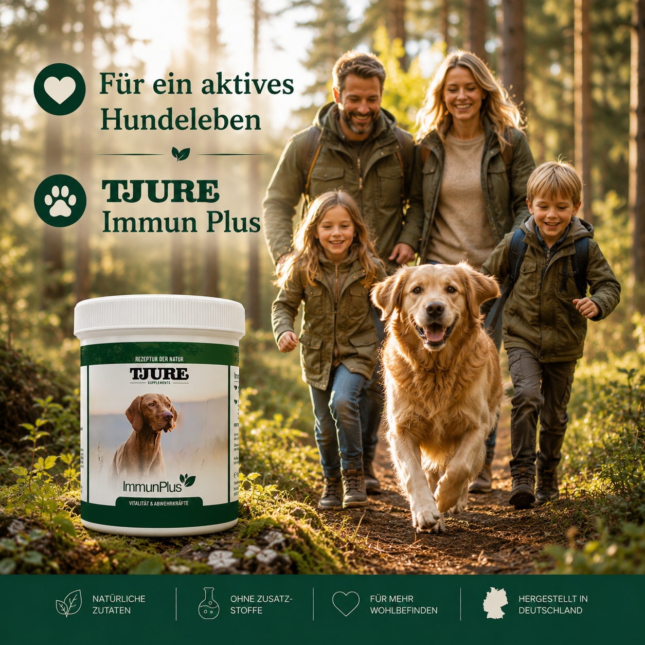 TJURE - Immun Plus 500 g | fürs Wohlbefinden | für eine gesunde körperliche Entwicklung