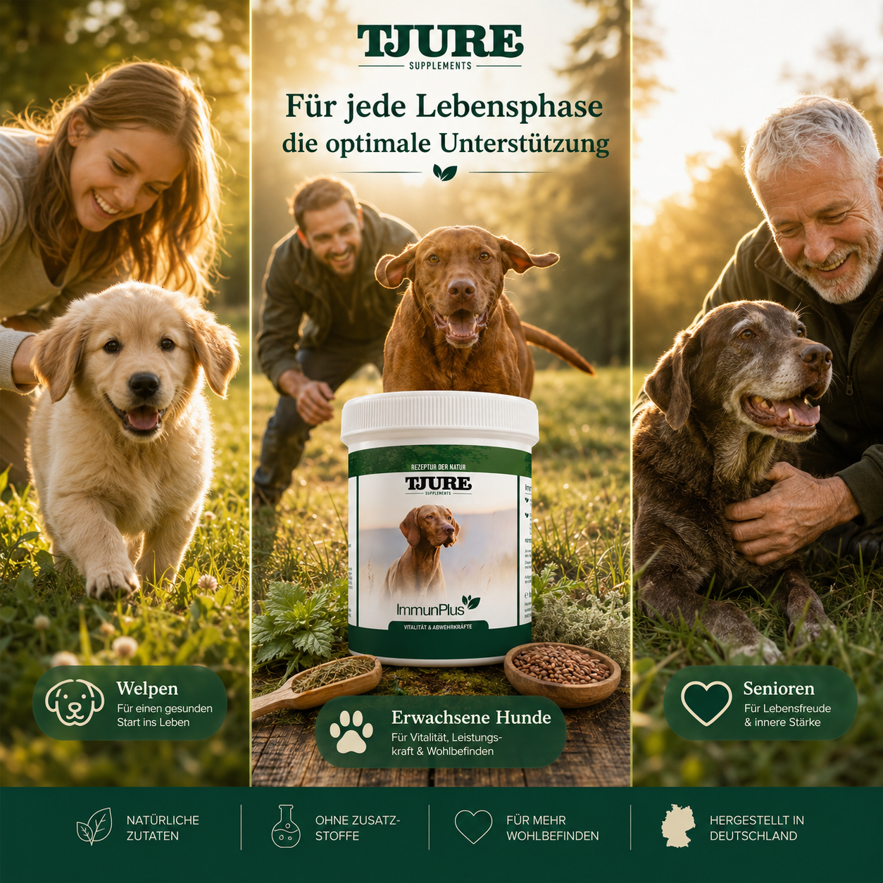 TJURE - Immun Plus 500 g | fürs Wohlbefinden | für eine gesunde körperliche Entwicklung