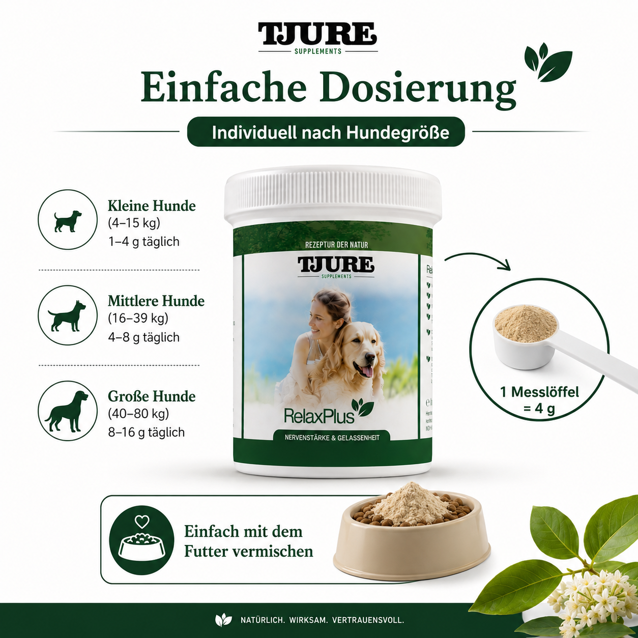 TJURE - Relax Plus 500 g | für Gelassenheit und innere Ruhe