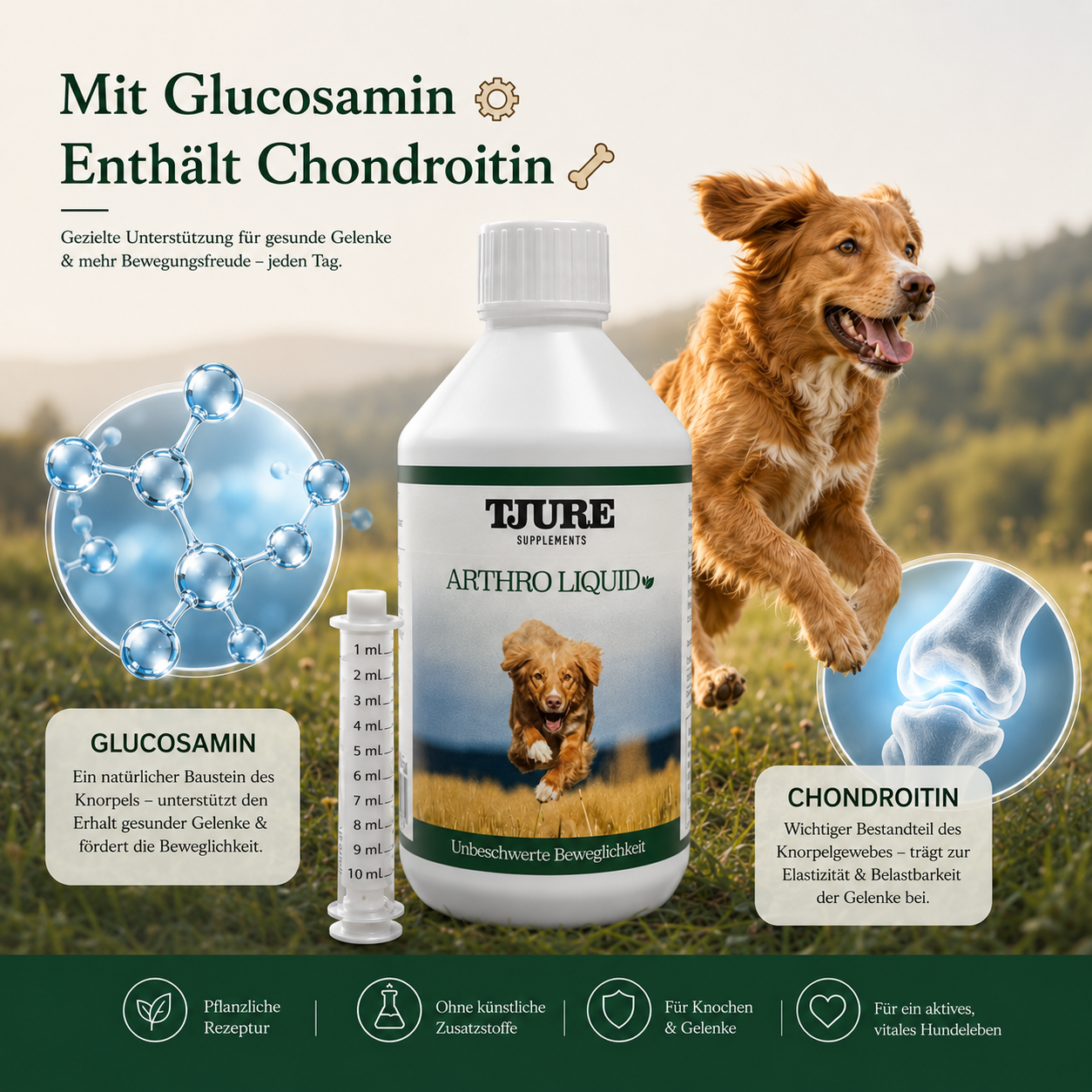 TJURE - Arthro Liquid 500 ml - Chien