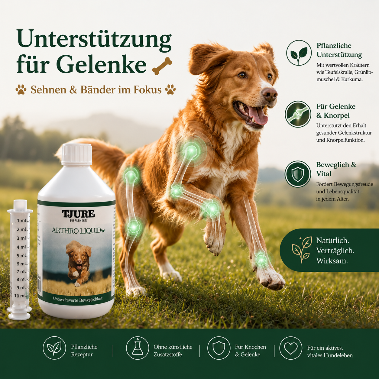 TJURE - Arthro Liquid 500 ml - Chien