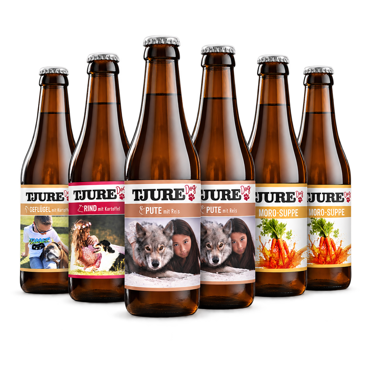 TJURE Hondensmoothie - "All-in-One" - 6 x 320 ml | Bespaar Aanbieding