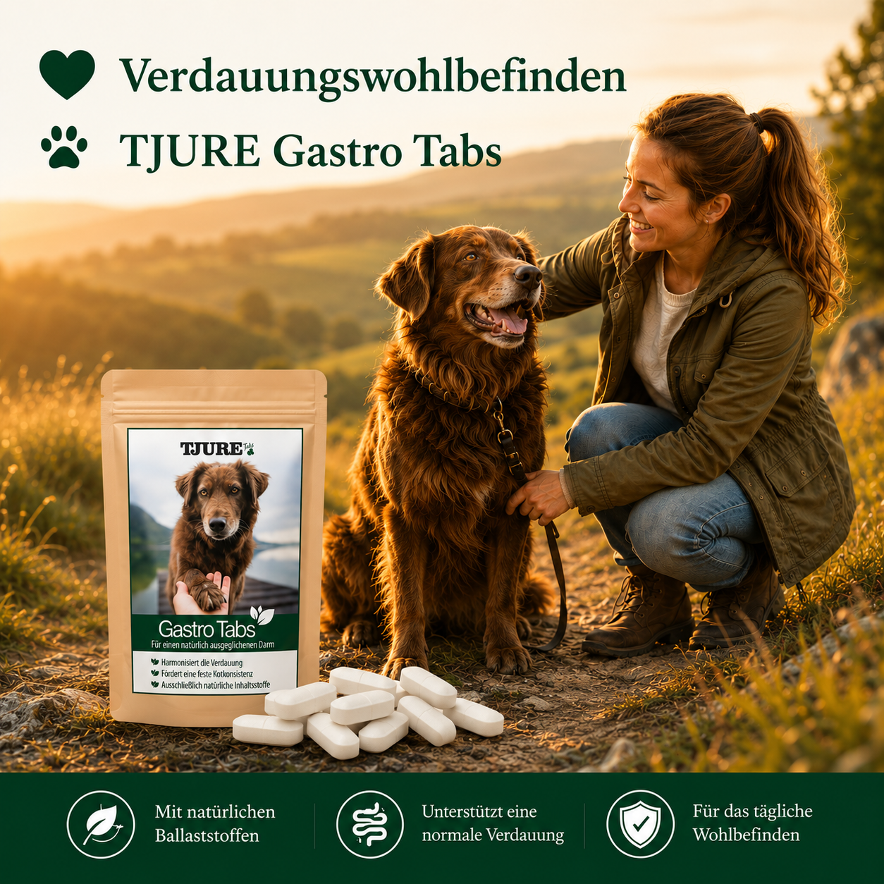 TJURE - Gastro Tabs 250 g | For a Healthy Stomach and Intestines