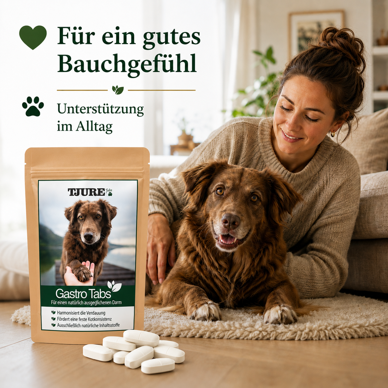TJURE - Gastro Tabs 250 g | For a Healthy Stomach and Intestines