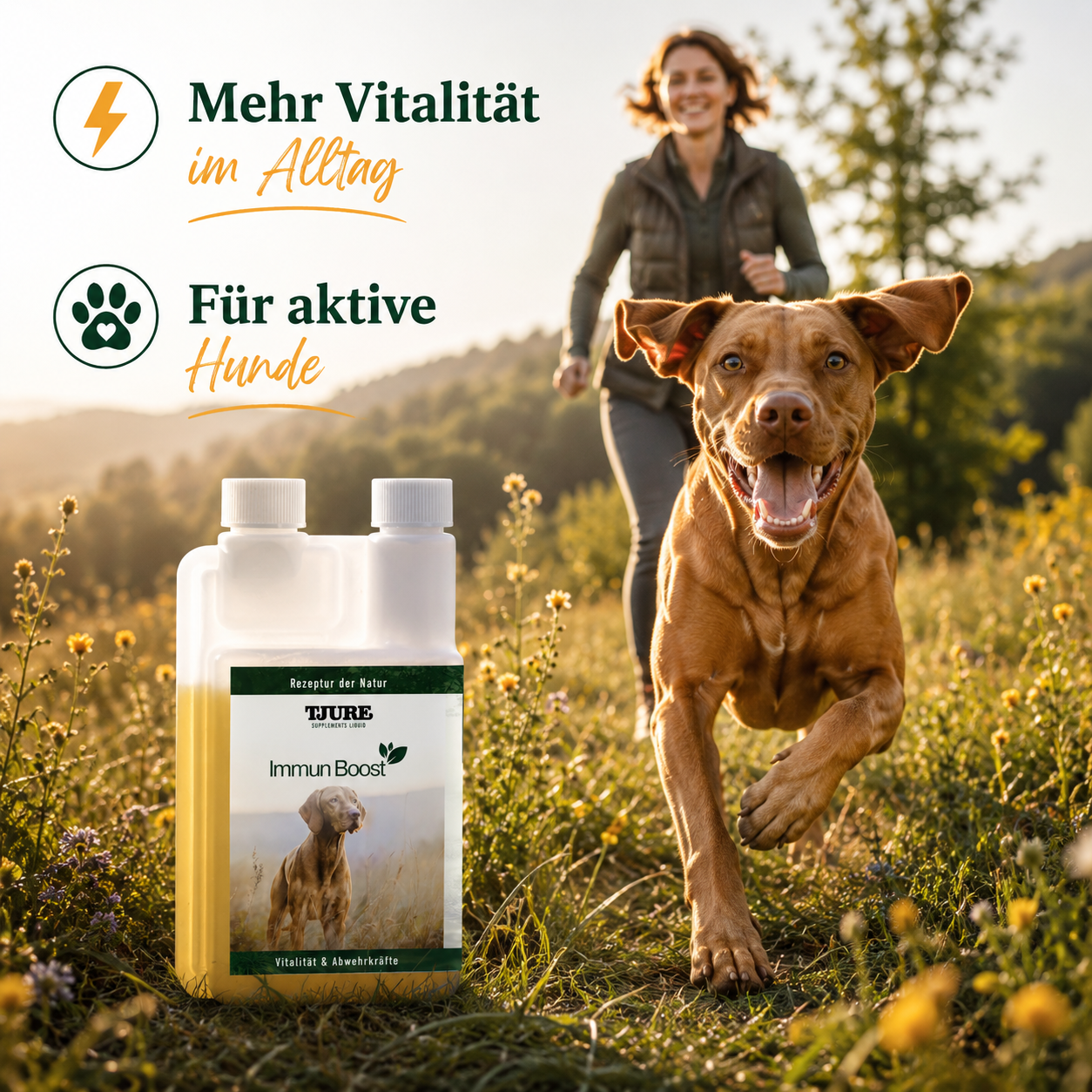 TJURE - Immun Boost - 500 ml | Extraportion Wohlbefinden | Kräftigung der Immunabwehr |