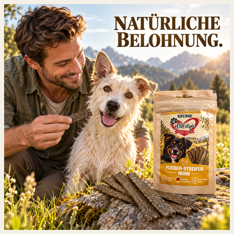 TJURE Lovestyle Fleisch-Streifen HUHN 65g.