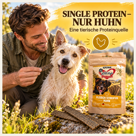 TJURE Lovestyle Fleisch-Streifen HUHN 65g.